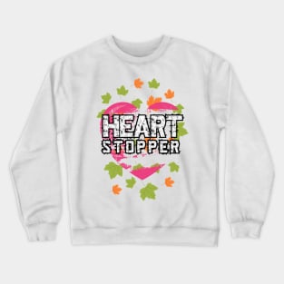 Cute lovely heart Stopper design Crewneck Sweatshirt